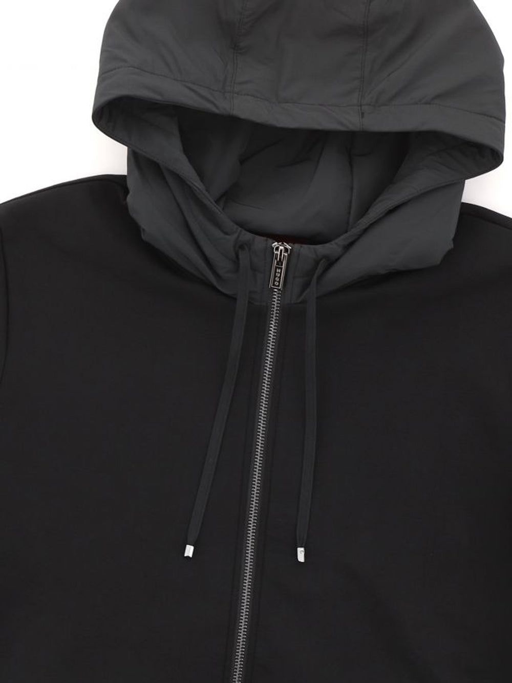 HUGO Hooded Jacket Black - MAISONDEFASHION.COM