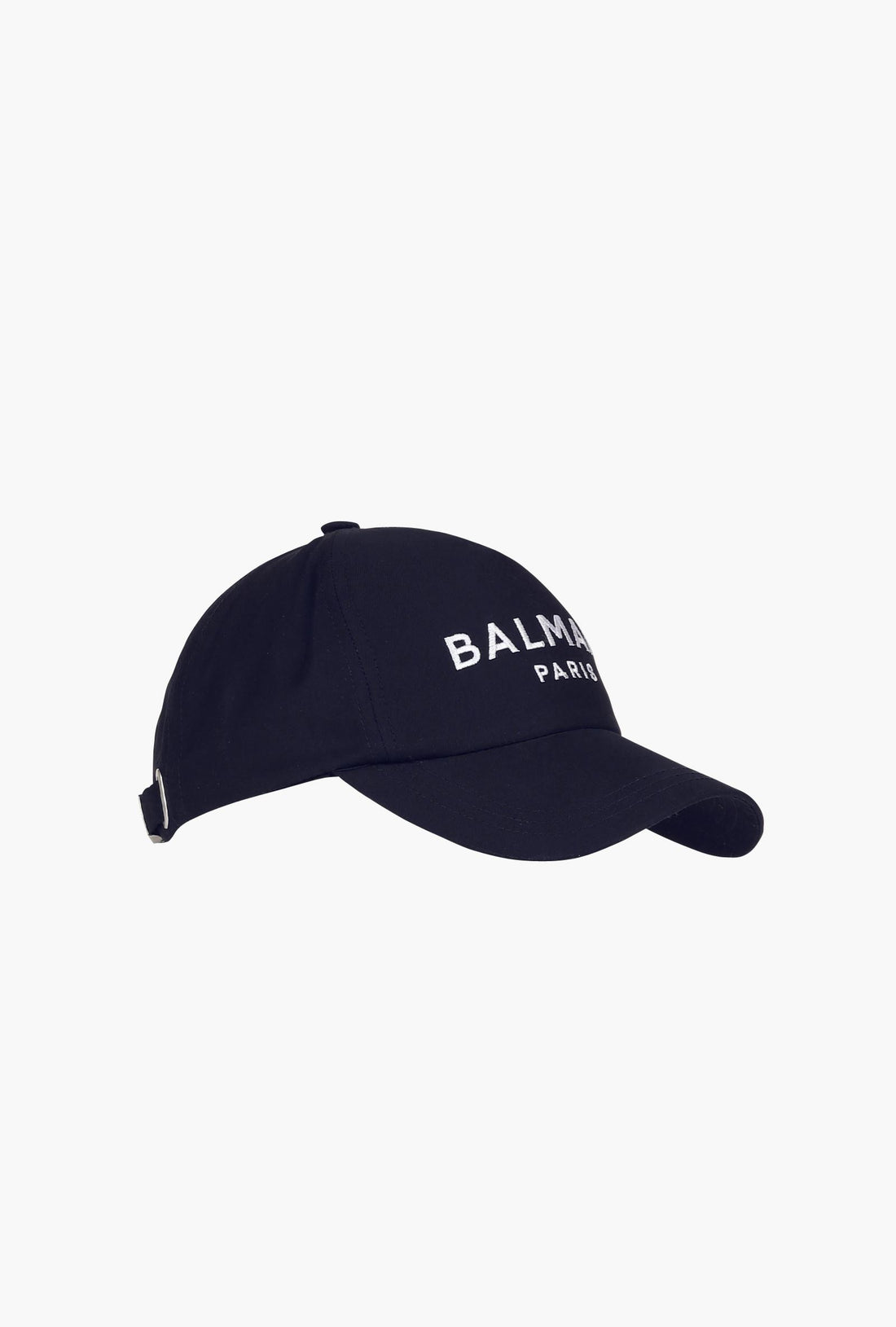 BALMAIN Logo Cap Navy - MAISONDEFASHION.COM