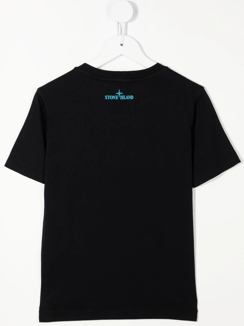 STONE ISLAND KIDS Compass-print cotton T-shirt Navy Blue - MAISONDEFASHION.COM