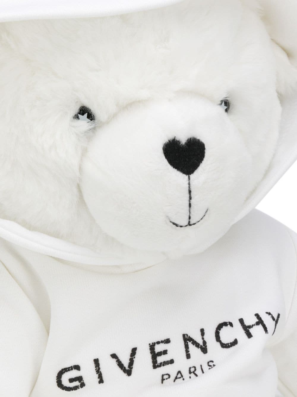 GIVENCHY KIDS Logo Hoodie Teddy Bear White - Maison De Fashion 