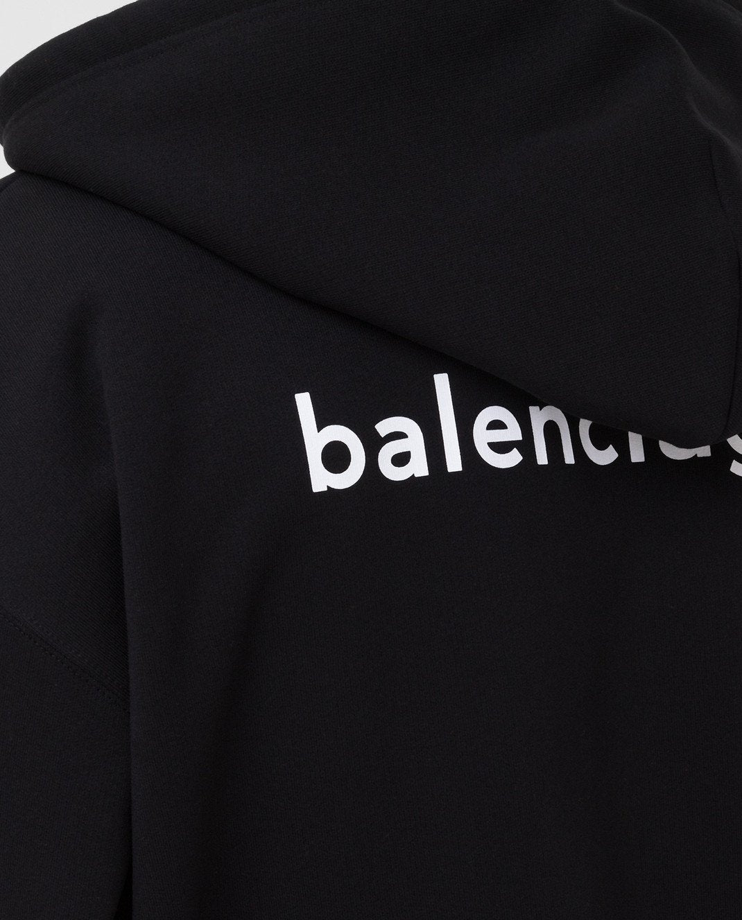 Balenciaga Logo Zipped Jacket Black - MAISONDEFASHION.COM