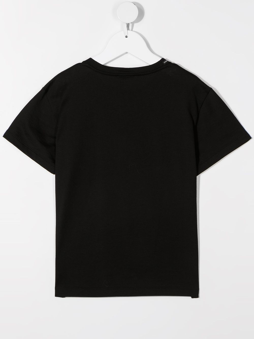 DOLCE & GABBANA KIDS Logo print short-sleeved T-shirt Black - MAISONDEFASHION.COM