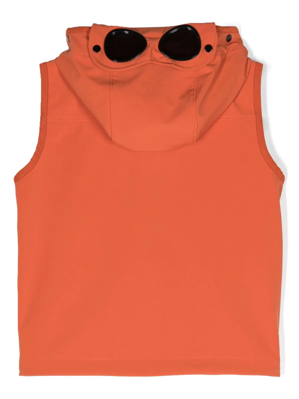 C.P. COMPANY KIDS Shell-R Goggle Vest Orange - MAISONDEFASHION.COM