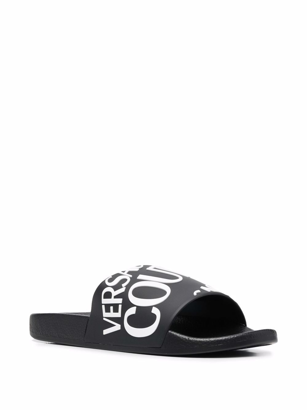 VERSACE JEANS COUTURE WOMEN Logo Sliders - MAISONDEFASHION.COM