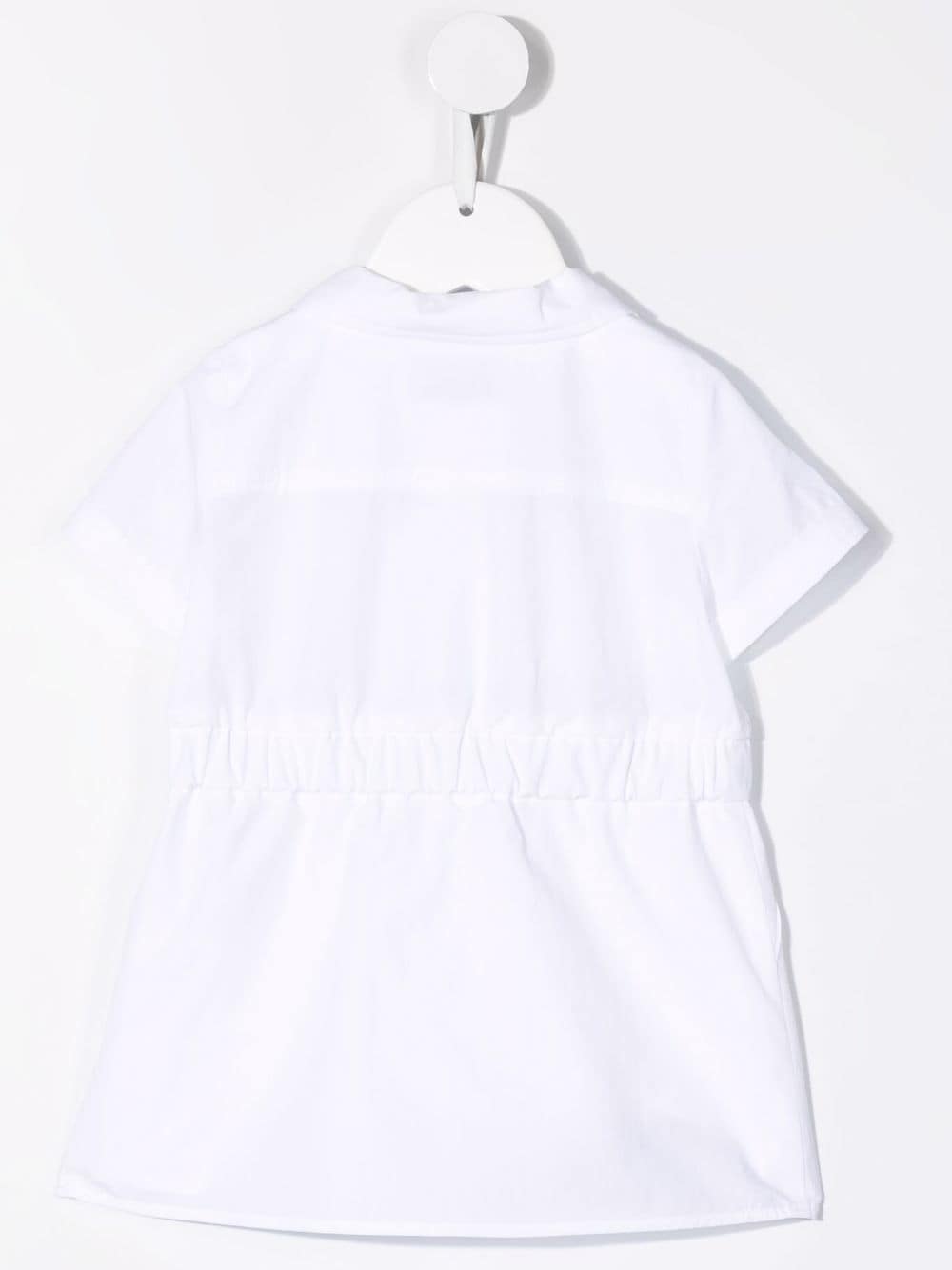 MONCLER BABY Logo Zip Up Shirt Dress - MAISONDEFASHION.COM