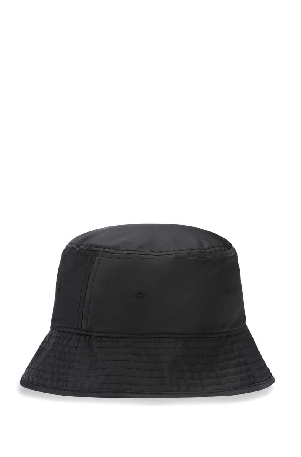HUGO Logo Bucket Hat Black - MAISONDEFASHION.COM