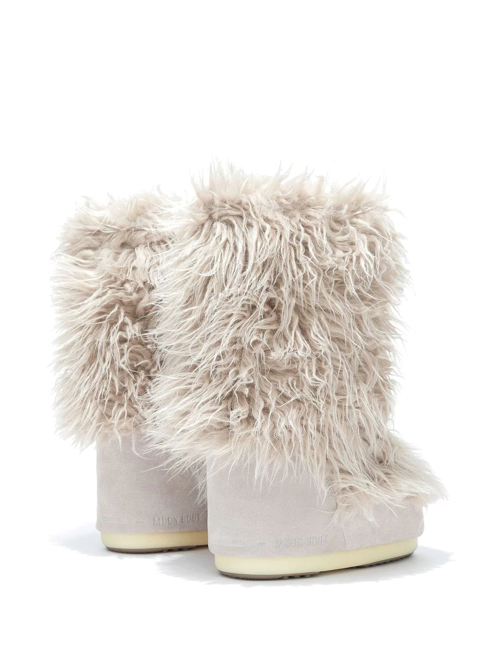 MOON BOOT WOMEN Icon Yeti Snow Boots Cream - MAISONDEFASHION.COM