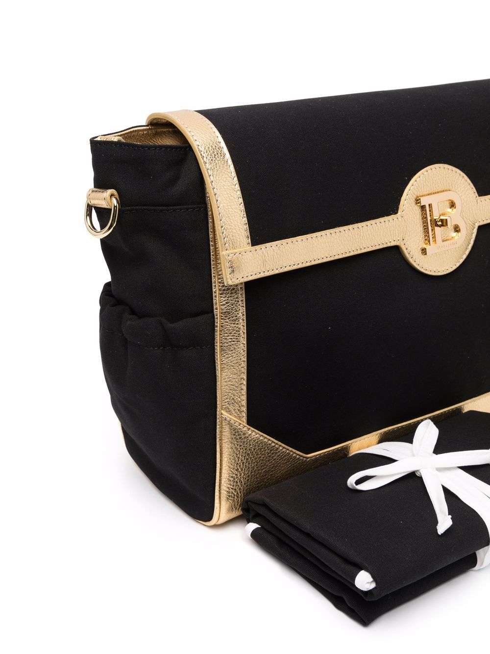 BALMAIN KIDS Changing Bag Black - MAISONDEFASHION.COM