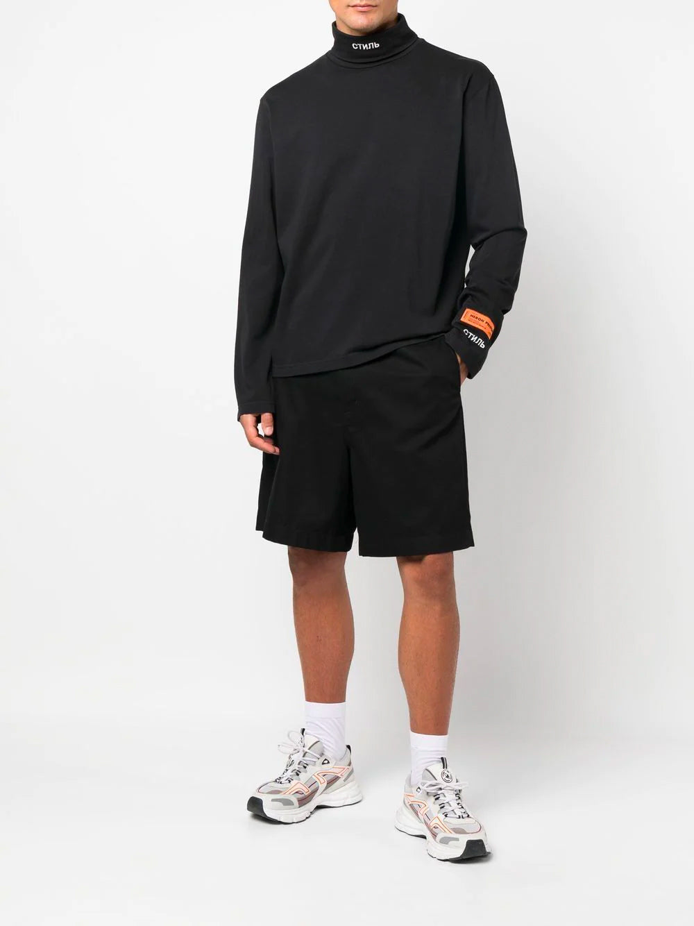 HERON PRESTON СТИЛЬ Rollneck Black - MAISONDEFASHION.COM