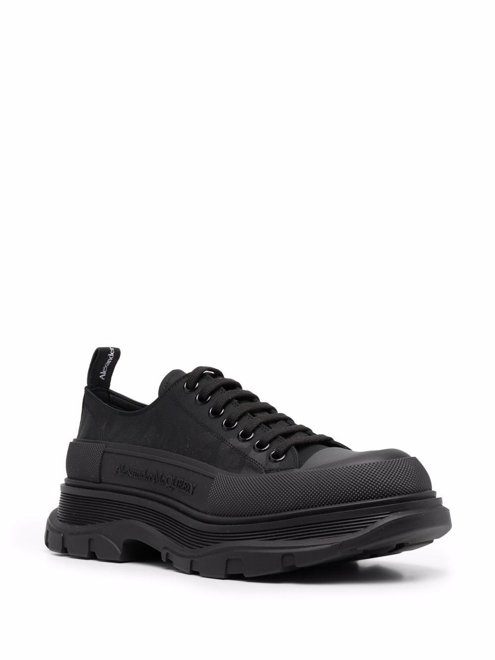 ALEXANDER MCQUEEN Tread Slick Sneakers Black - MAISONDEFASHION.COM