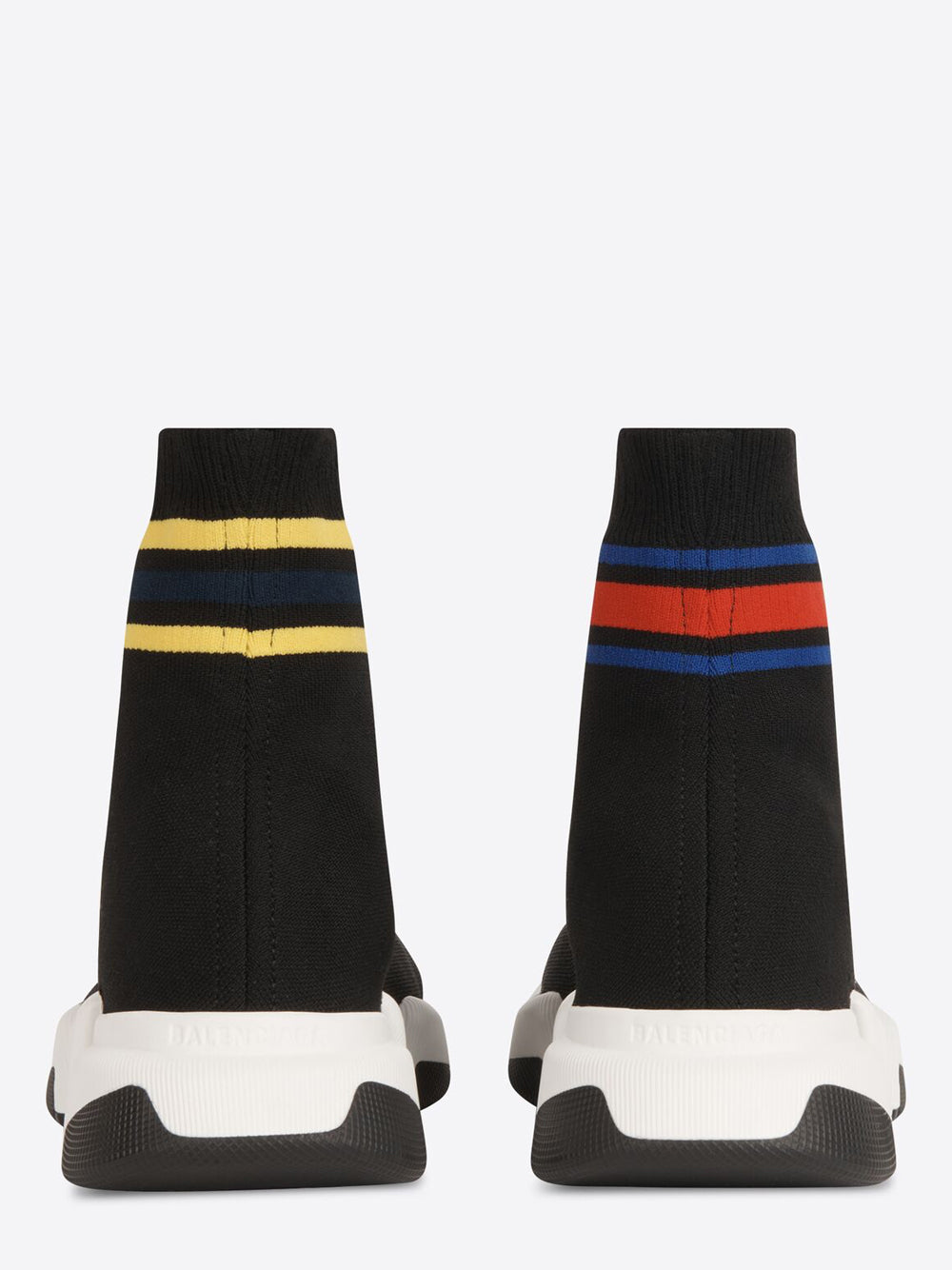 BALENCIAGA Speed 2.0 Stripe Sneakers Black - MAISONDEFASHION.COM