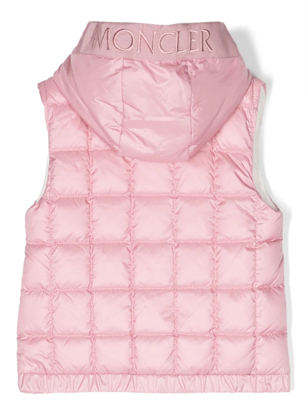 MONCLER BABY Jouzas Quilted Vest Pink - MAISONDEFASHION.COM