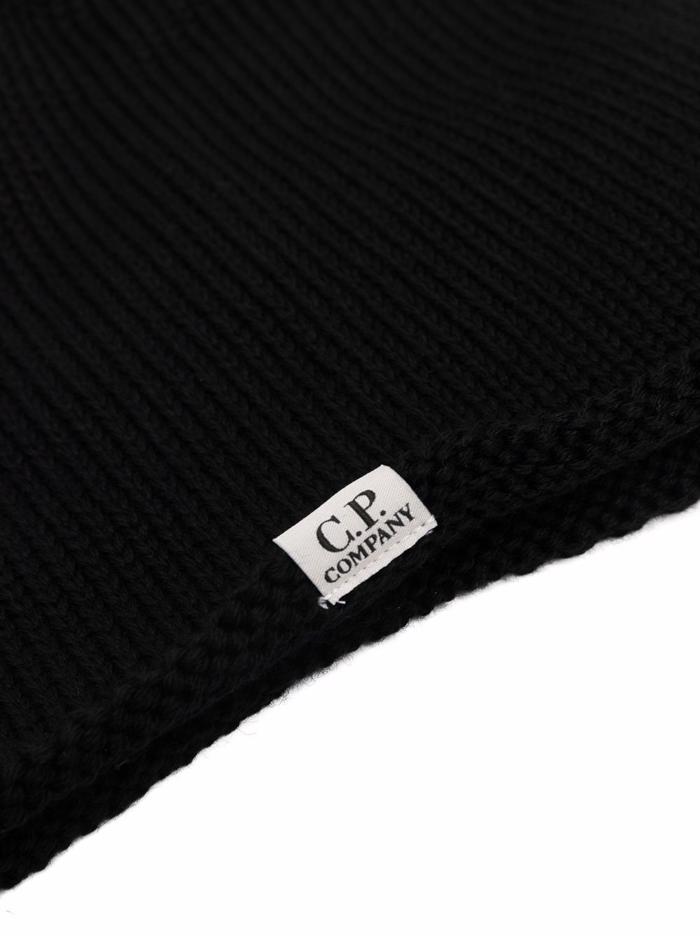 C.P COMPANY Lens-detailed wool balaclava Black - MAISONDEFASHION.COM