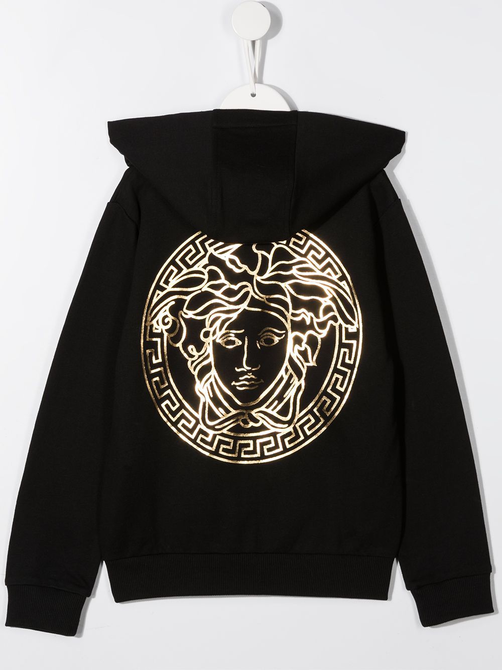 VERSACE KIDS Medusa Print Hoodie Black - Maison De Fashion 