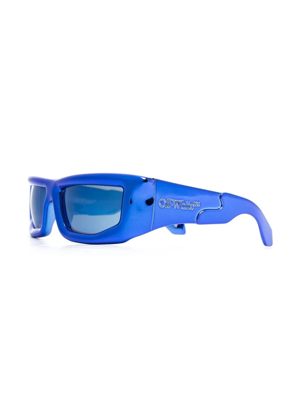 OFF-WHITE Volcanite Sunglasses Mirror Blue - MAISONDEFASHION.COM