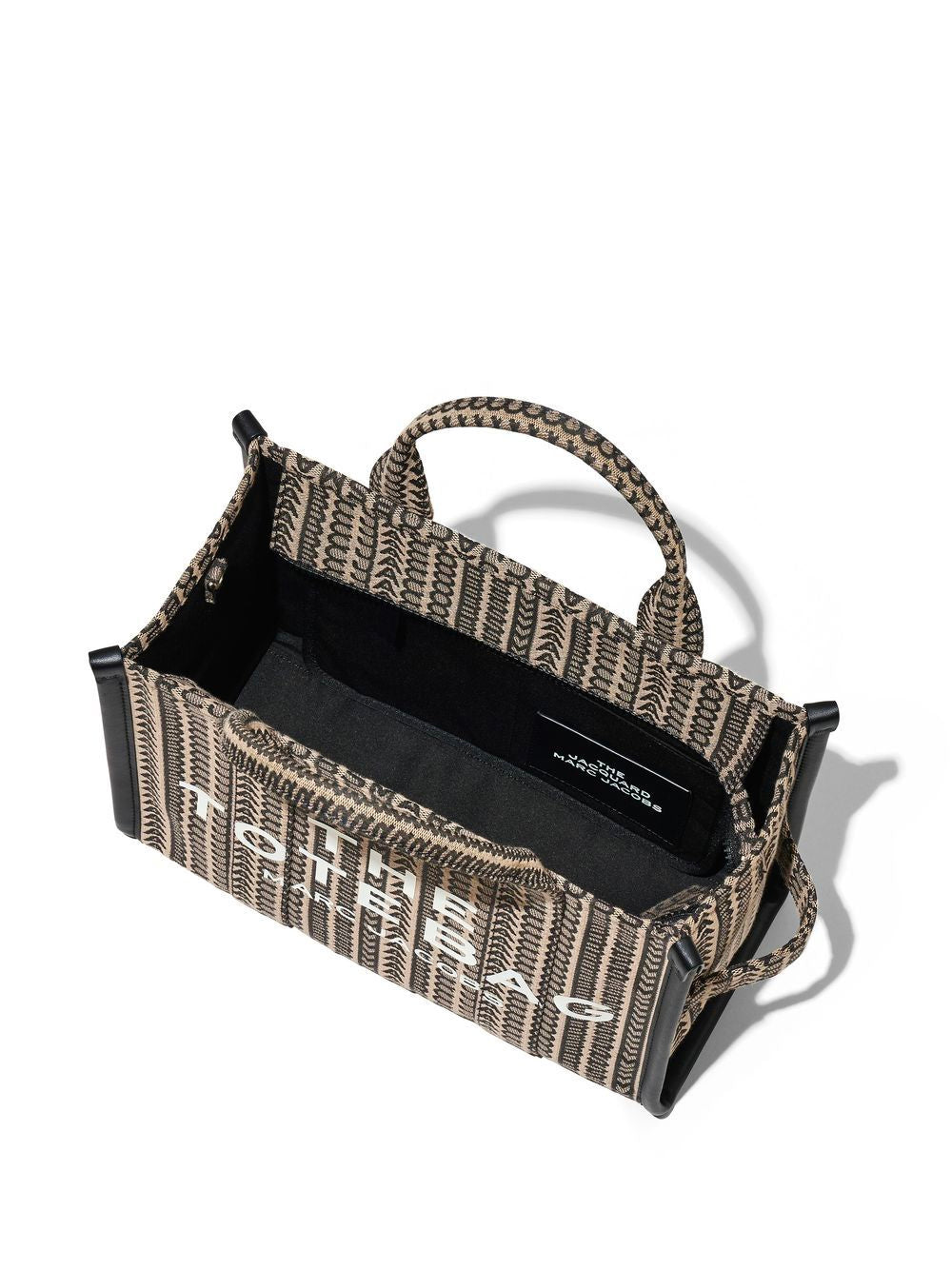 MARC JACOBS WOMEN All Over Logo The Medium Tote Beige/Multi - MAISONDEFASHION.COM