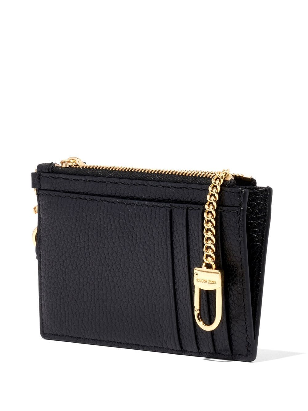 MARC JACOBS WOMEN The Top Zip Wristlet Wallet Black - MAISONDEFASHION.COM