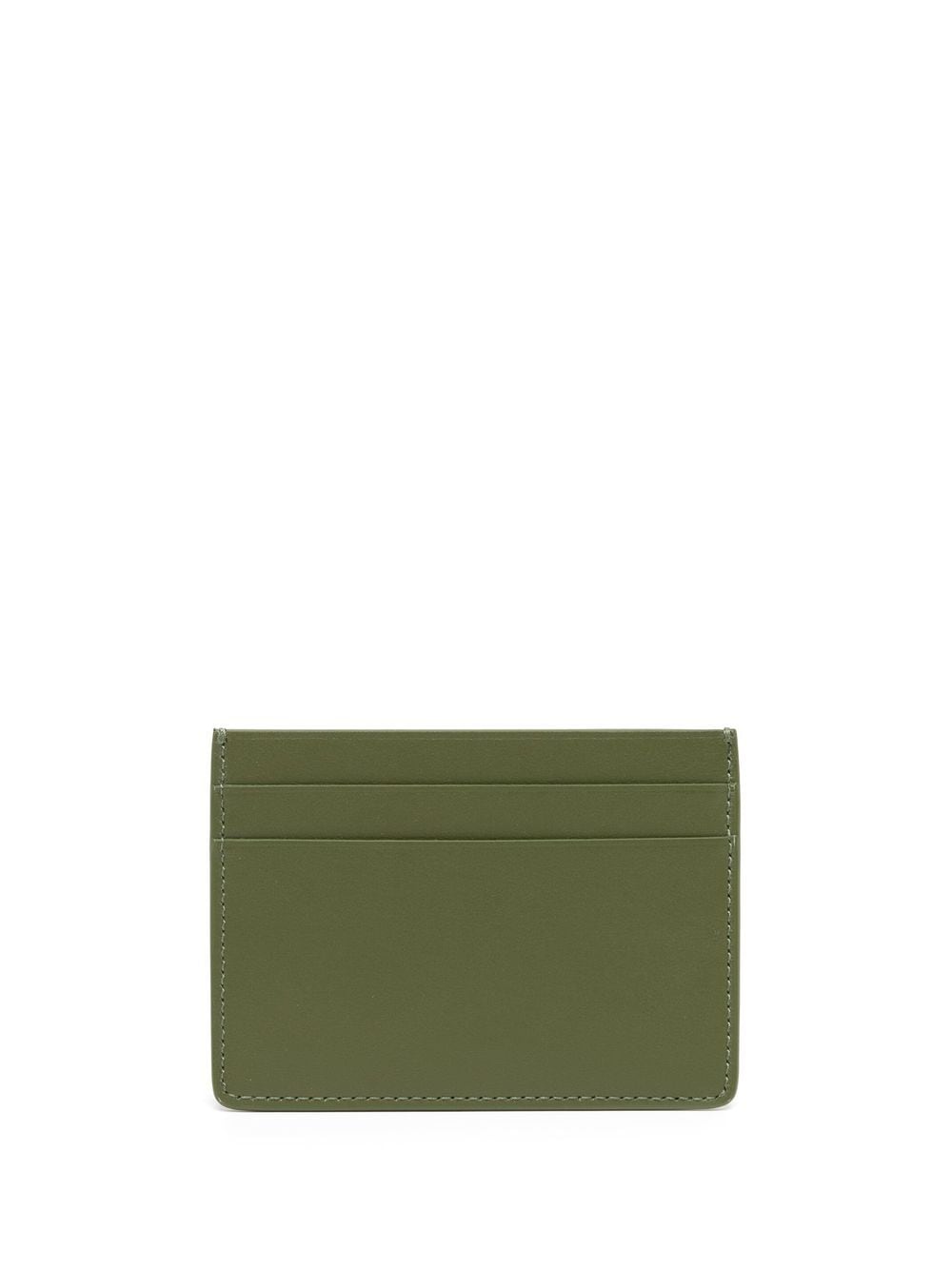 JIL SANDER MEN Credit Card Holder Crocodile Green - MAISONDEFASHION.COM