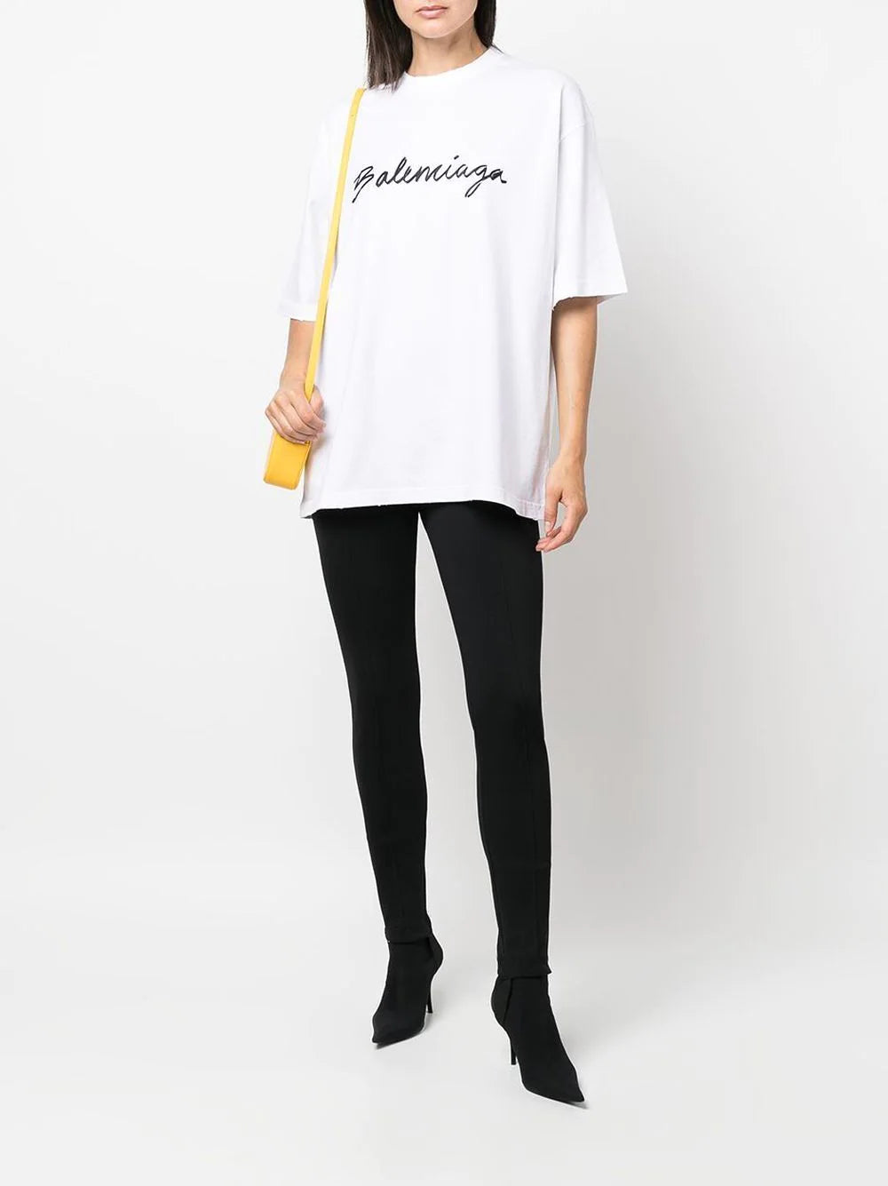 Balenciaga signature t shirt cheap