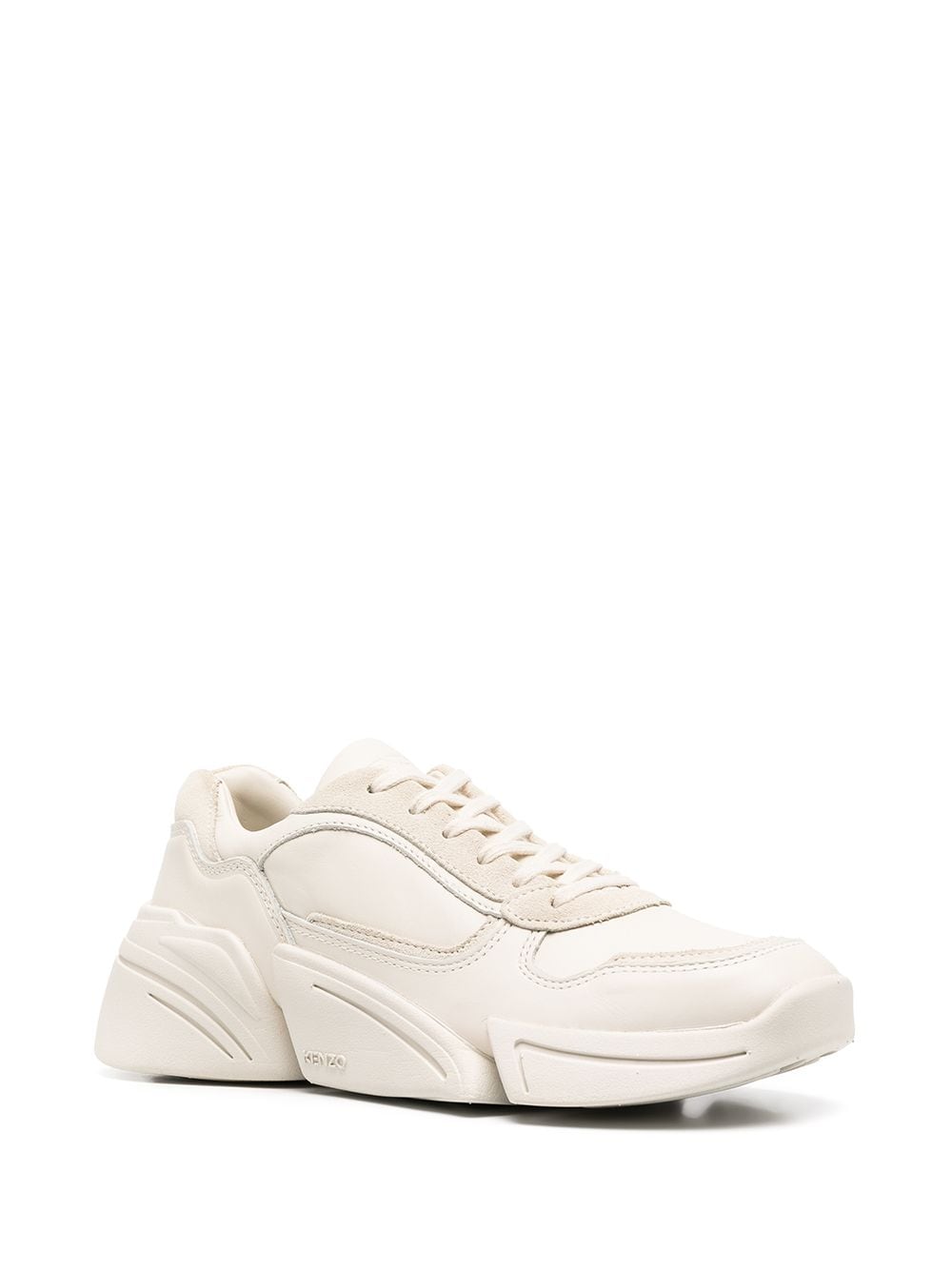 KENZO WOMEN Kross Low Top Sneakers Beige - Maison De Fashion 