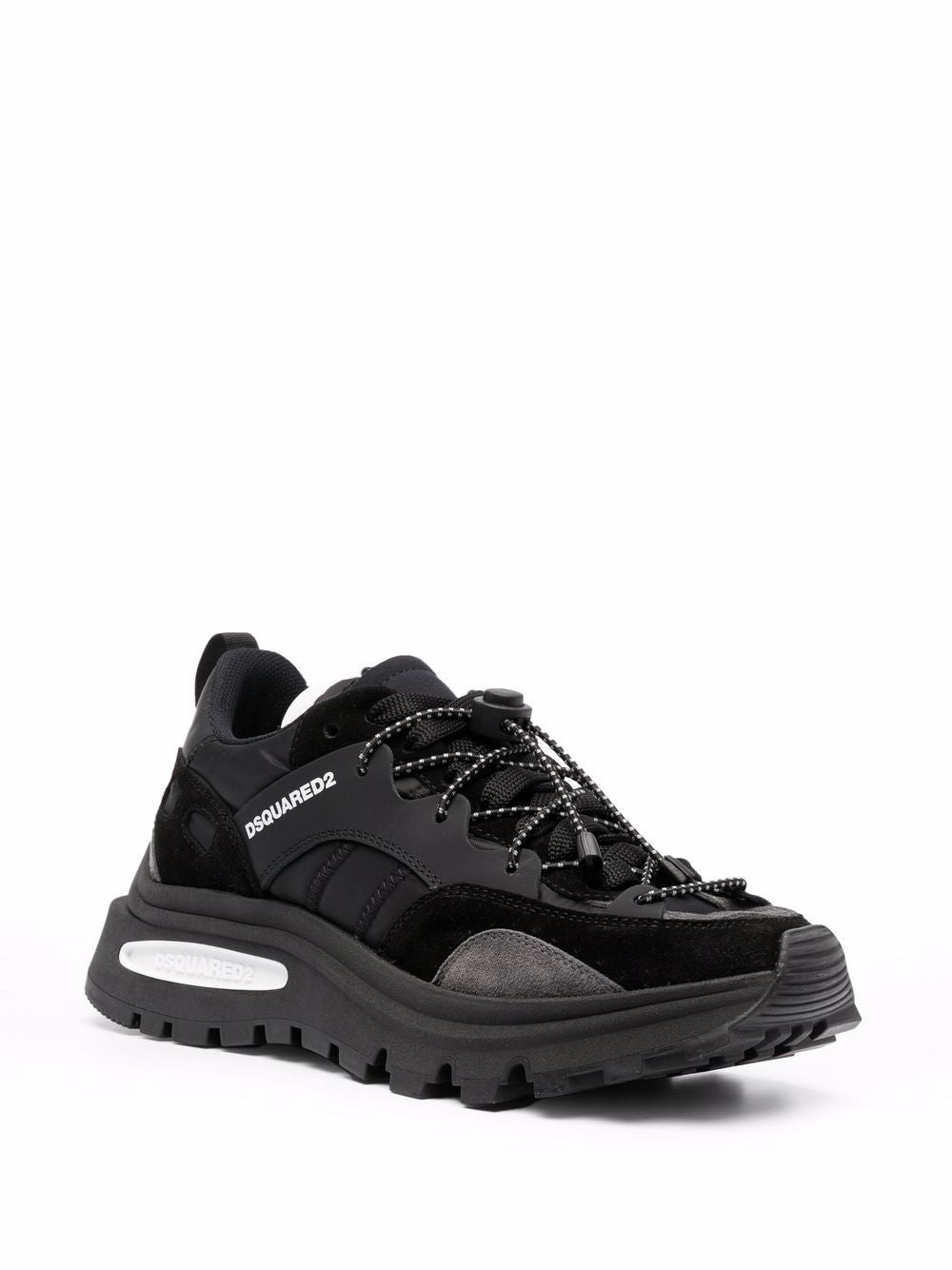 DSQUARED2 Run DS2 panelled sneakers Black - MAISONDEFASHION.COM