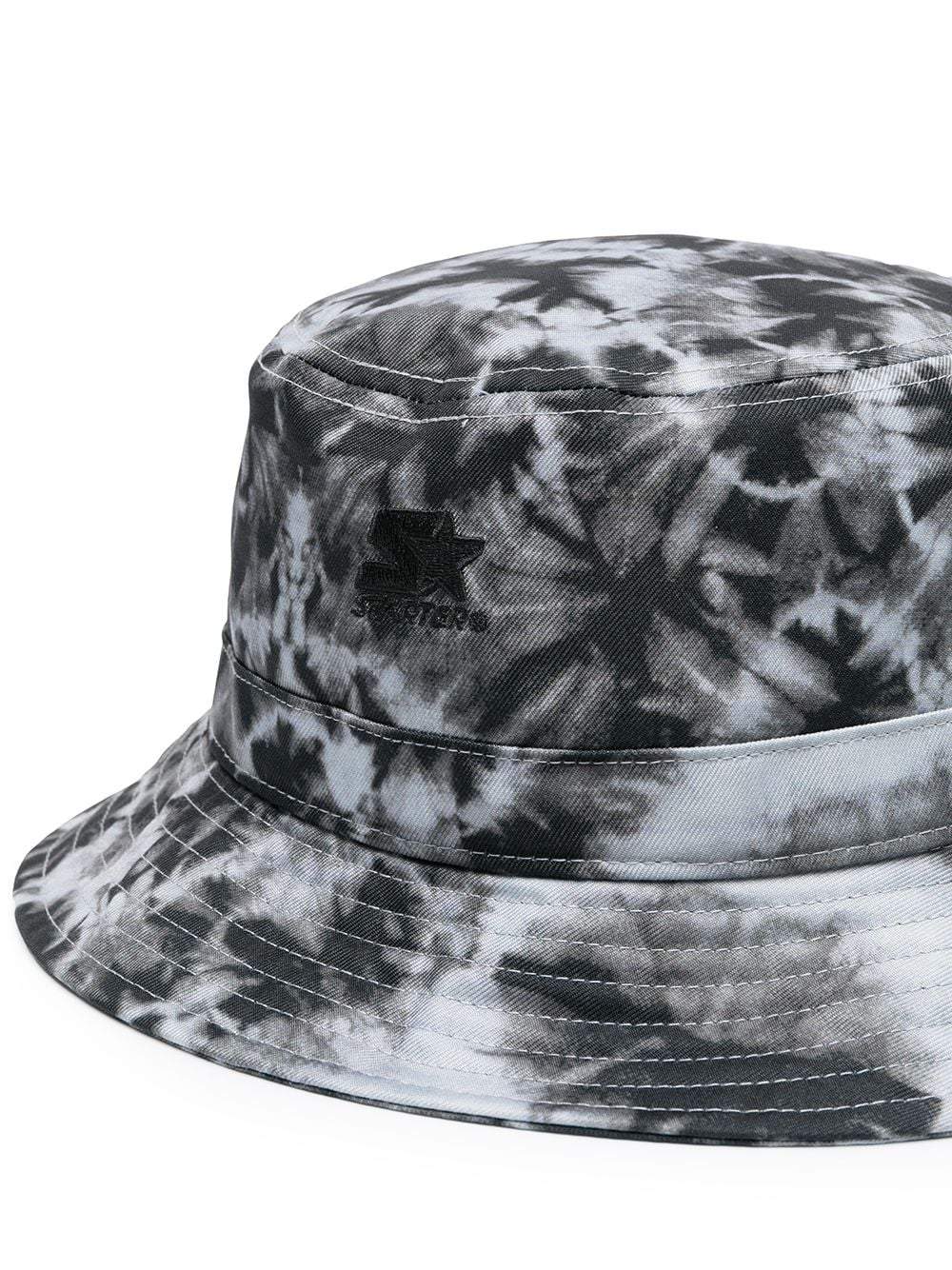 MARCELO BURLON Tie Dye Logo Bucket Hat - MAISONDEFASHION.COM