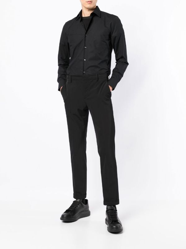 BOSS Hank Kent Shirt Black - MAISONDEFASHION.COM