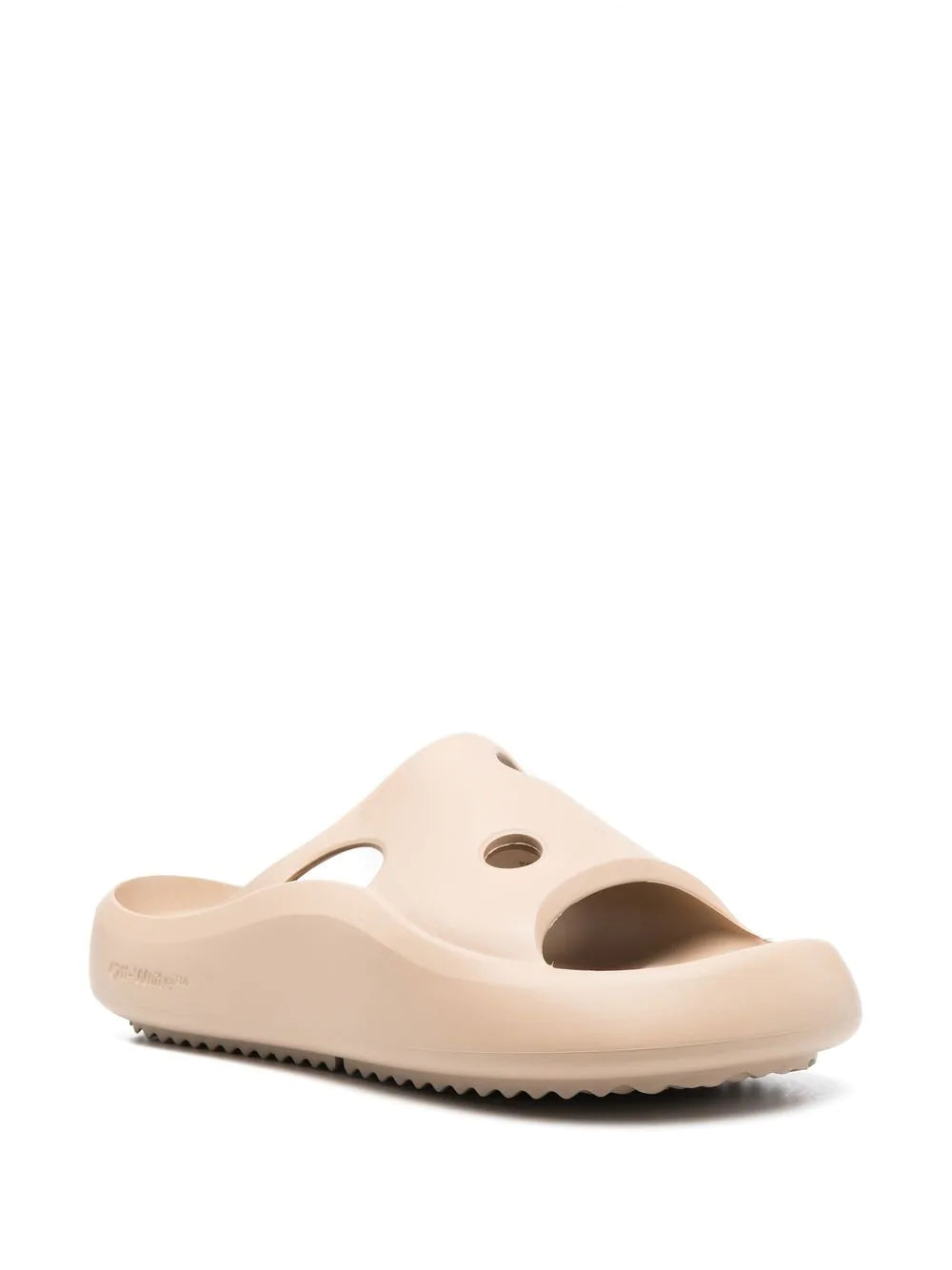 OFF WHITE WOMEN Meteor Rubber Slider Camel - MAISONDEFASHION.COM