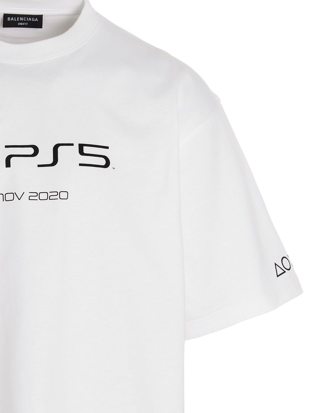 BALENCIAGA Playstation™ T-Shirt White - MAISONDEFASHION.COM