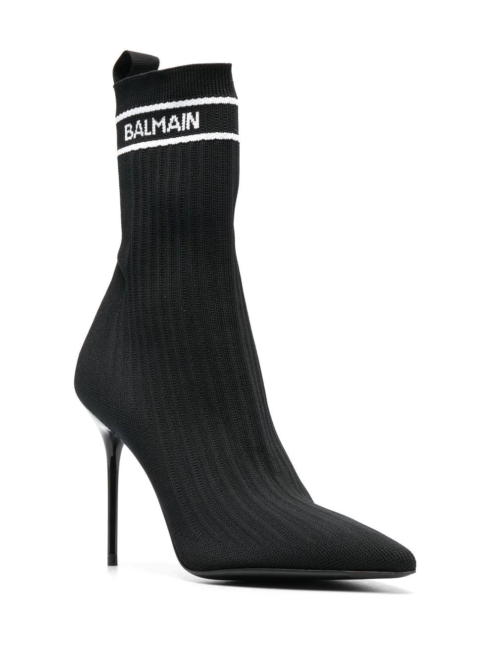 BALMAIN WOMEN Skye 95mm ankle boots Black - MAISONDEFASHION.COM