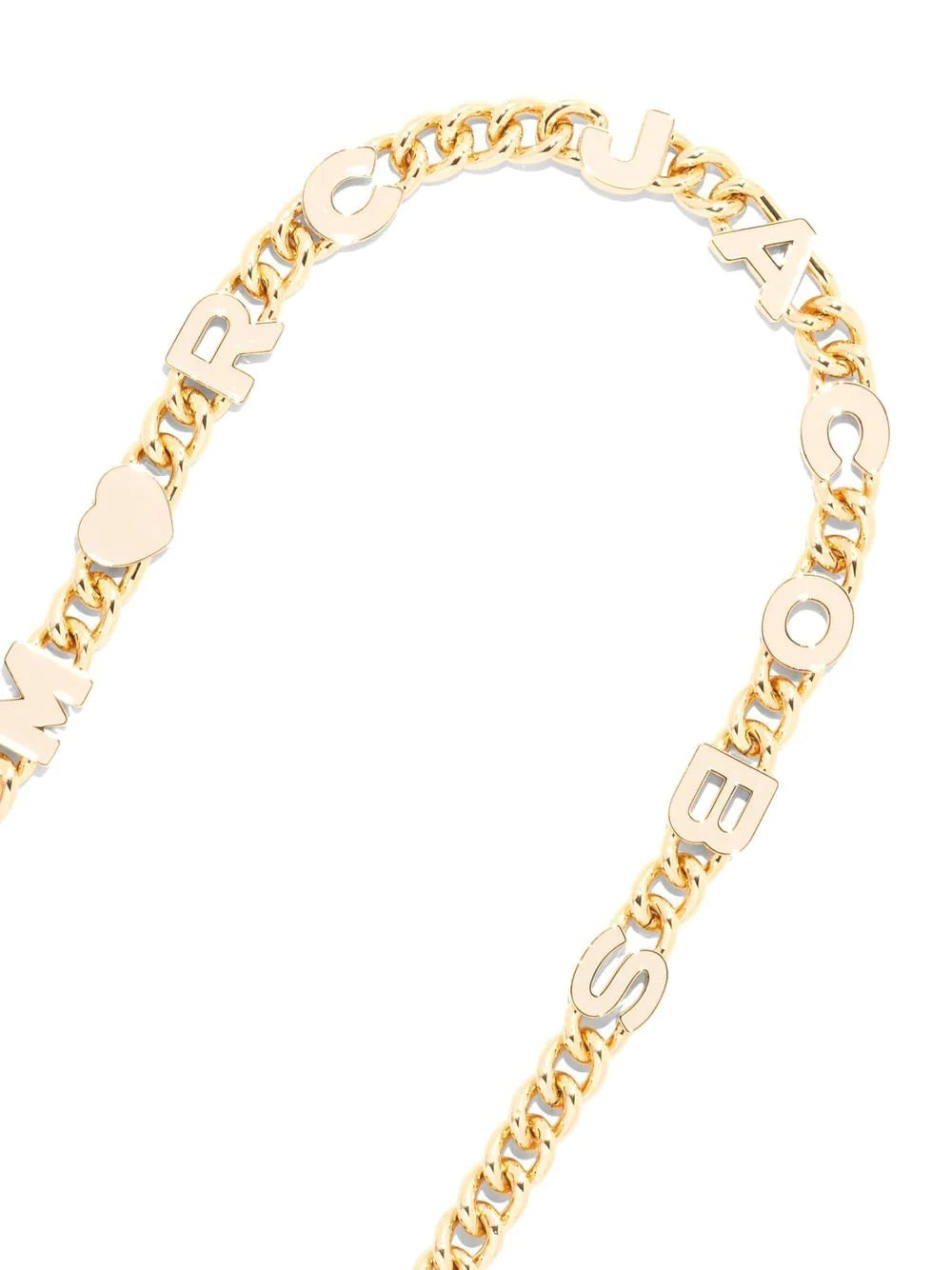 MARC JACOBS WOMEN The Heart Charm Shoulder Chain Strap Gold - MAISONDEFASHION.COM