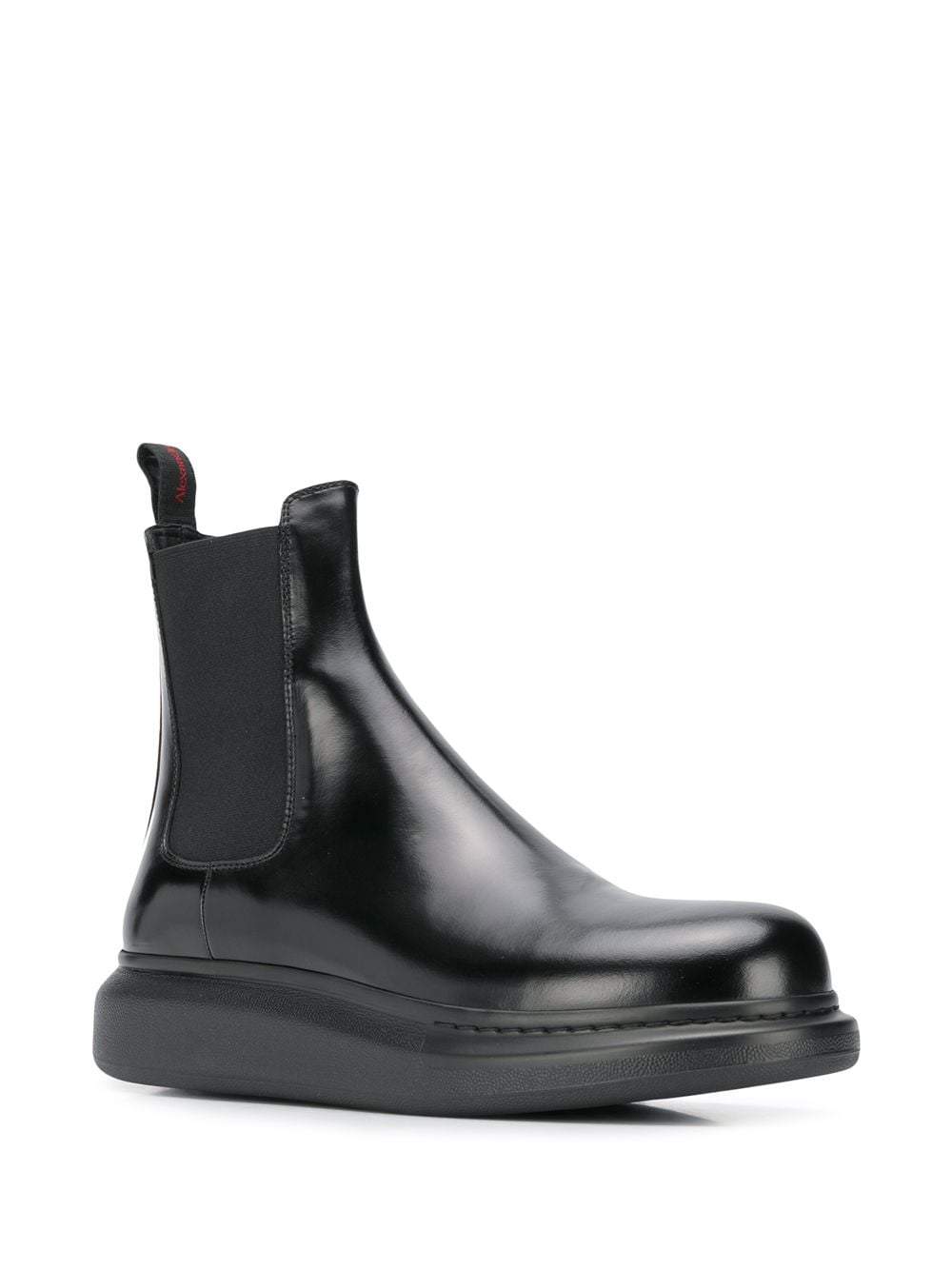 ALEXANDER MCQUEEN Hybrid Chelsea Boots Black - Maison De Fashion 