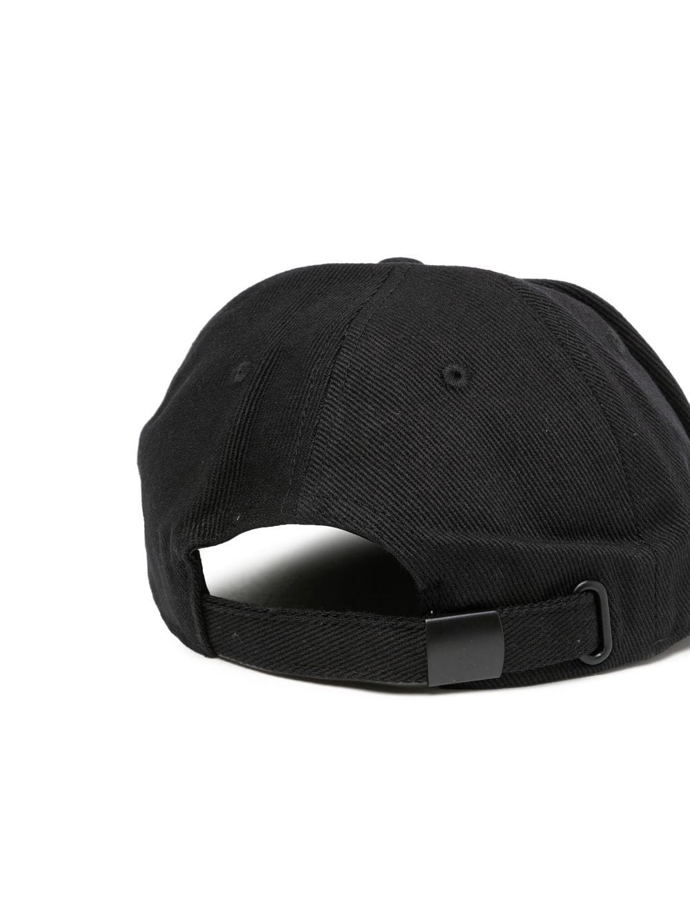 VERSACE Logo Cap Black - MAISONDEFASHION.COM