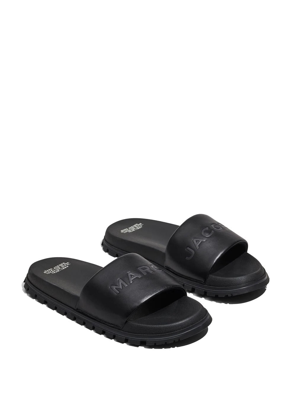 MARC JACOBS WOMEN The Slide Black - MAISONDEFASHION.COM