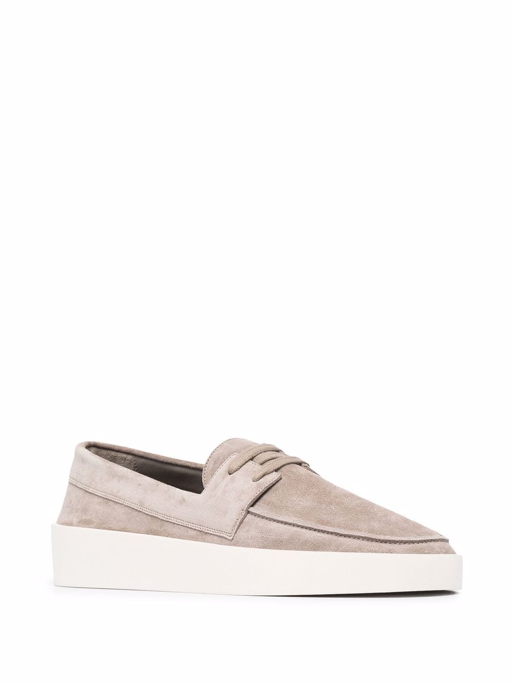 FEAR OF GOD Laced Suede Loafers Brown - MAISONDEFASHION.COM