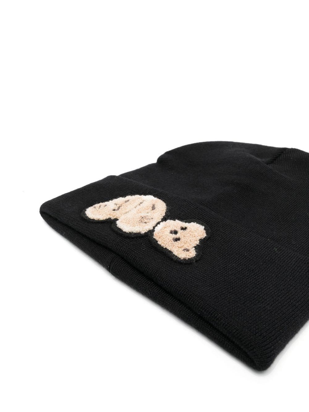 PALM ANGELS WOMEN Bear Beanie Black/Brown - MAISONDEFASHION.COM