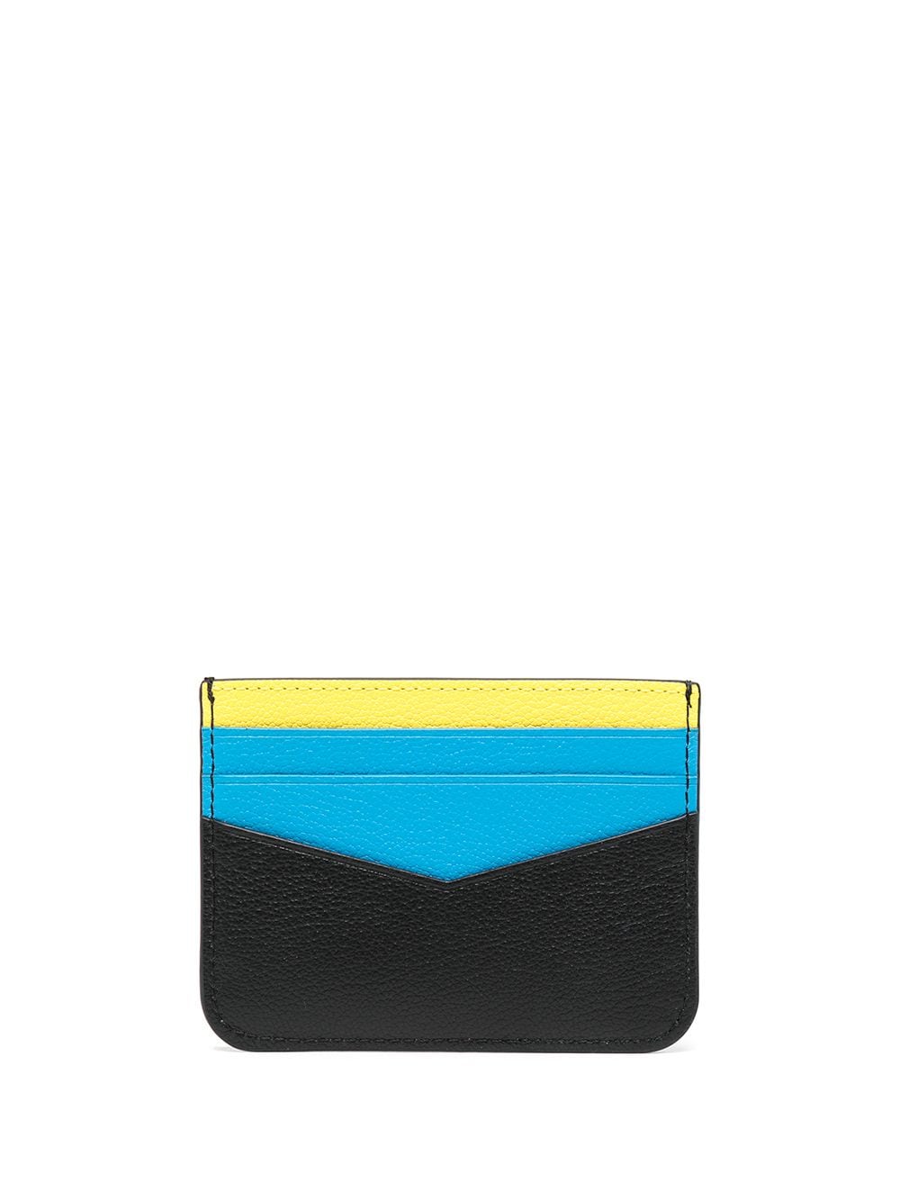 KENZO Logo-print cardholder Cyan - MAISONDEFASHION.COM