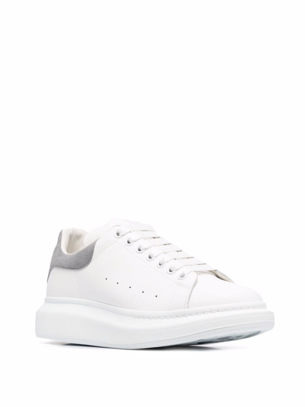 ALEXANDER MCQUEEN Oversized Sole Sneakers White/Grey - MAISONDEFASHION.COM