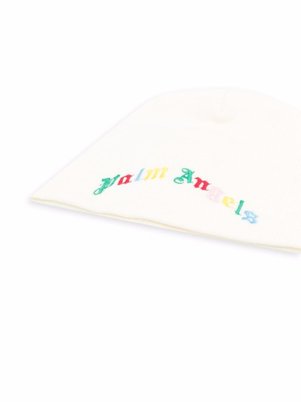 PALM ANGELS KIDS Embroidered-logo beanie White - MAISONDEFASHION.COM