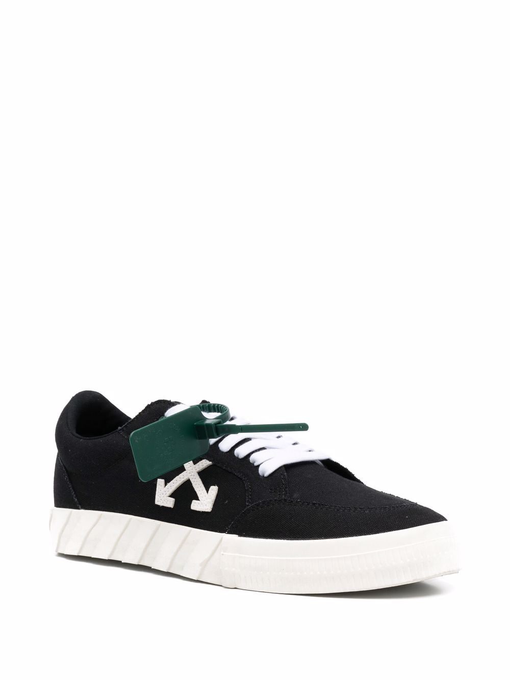 OFF-WHITE Vulcanized Low Top Sneakers Black - MAISONDEFASHION.COM