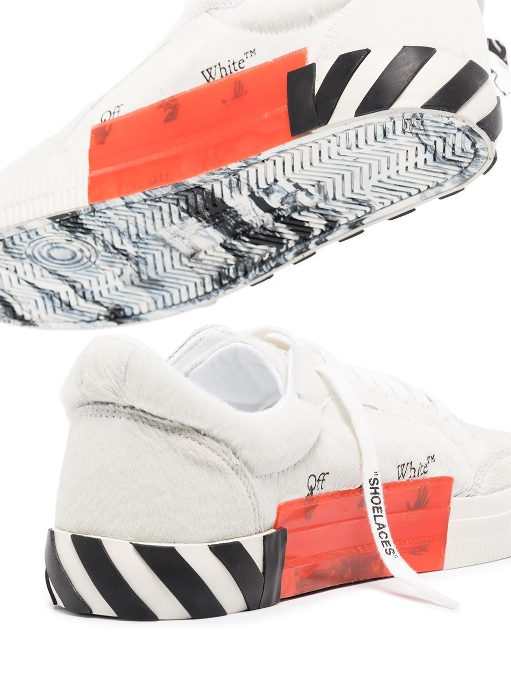 OFF-WHITE Vulcanized Low-Top Sneakers White - Maison De Fashion 