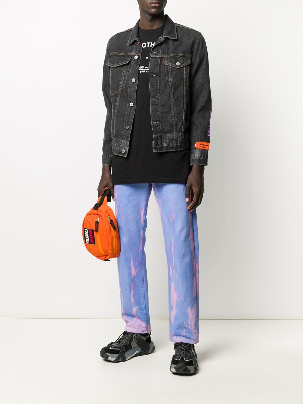 HERON PRESTON Levi's Trucker Jacket Black - Maison De Fashion 