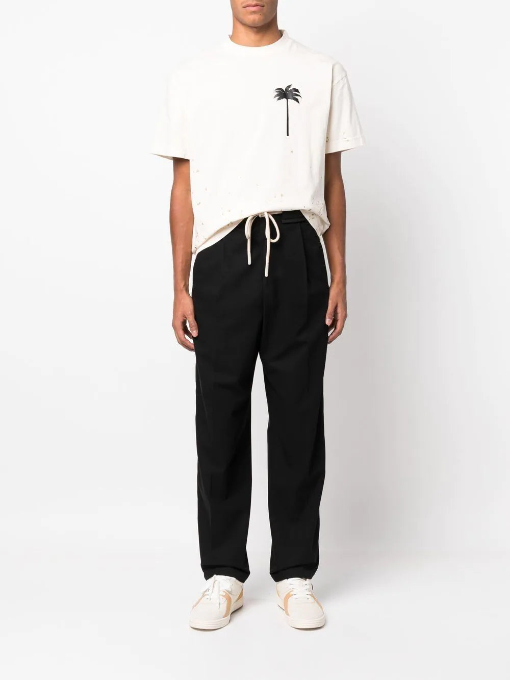 PALM ANGELS Track Belt Pants Black - MAISONDEFASHION.COM