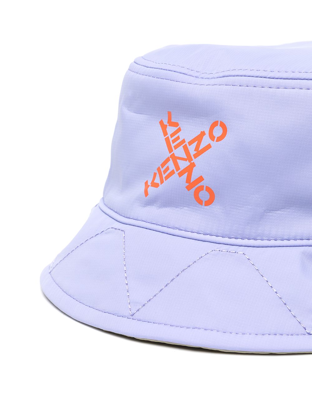 KENZO Reversible Bucket Hat Purple - MAISONDEFASHION.COM