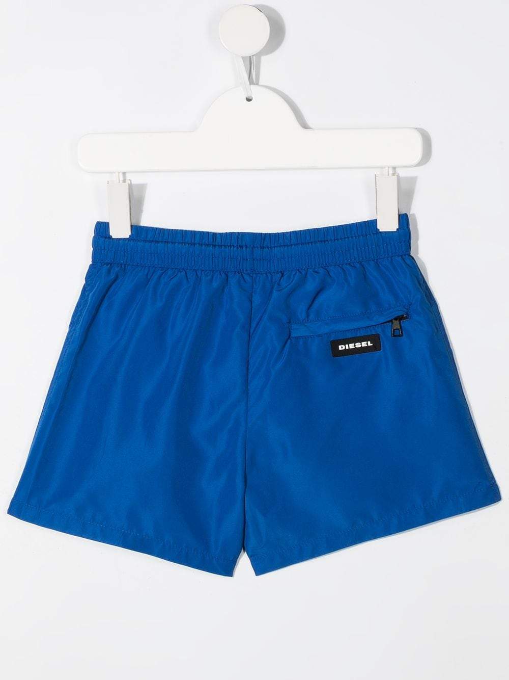 DIESEL KIDS Mowhawk Logo Swim Shorts Blue - MAISONDEFASHION.COM