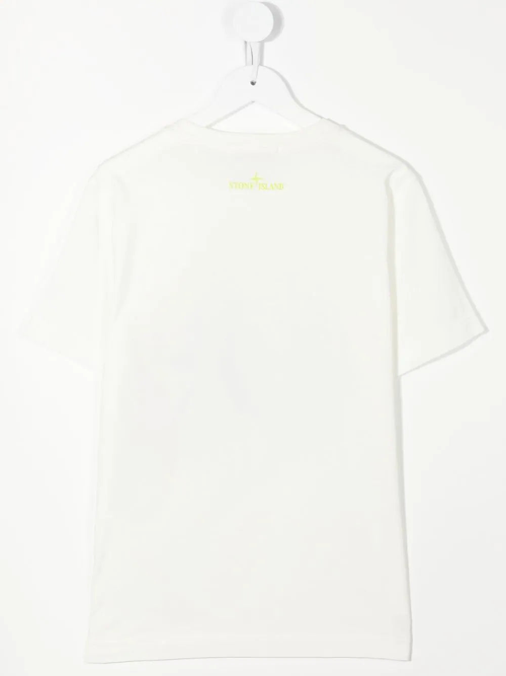 STONE ISLAND KIDS Compass-print cotton T-shirt White - MAISONDEFASHION.COM