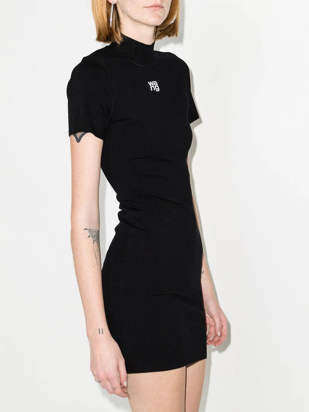 ALEXANDER WANG WOMEN Bodycon Knit Dress Black - MAISONDEFASHION.COM