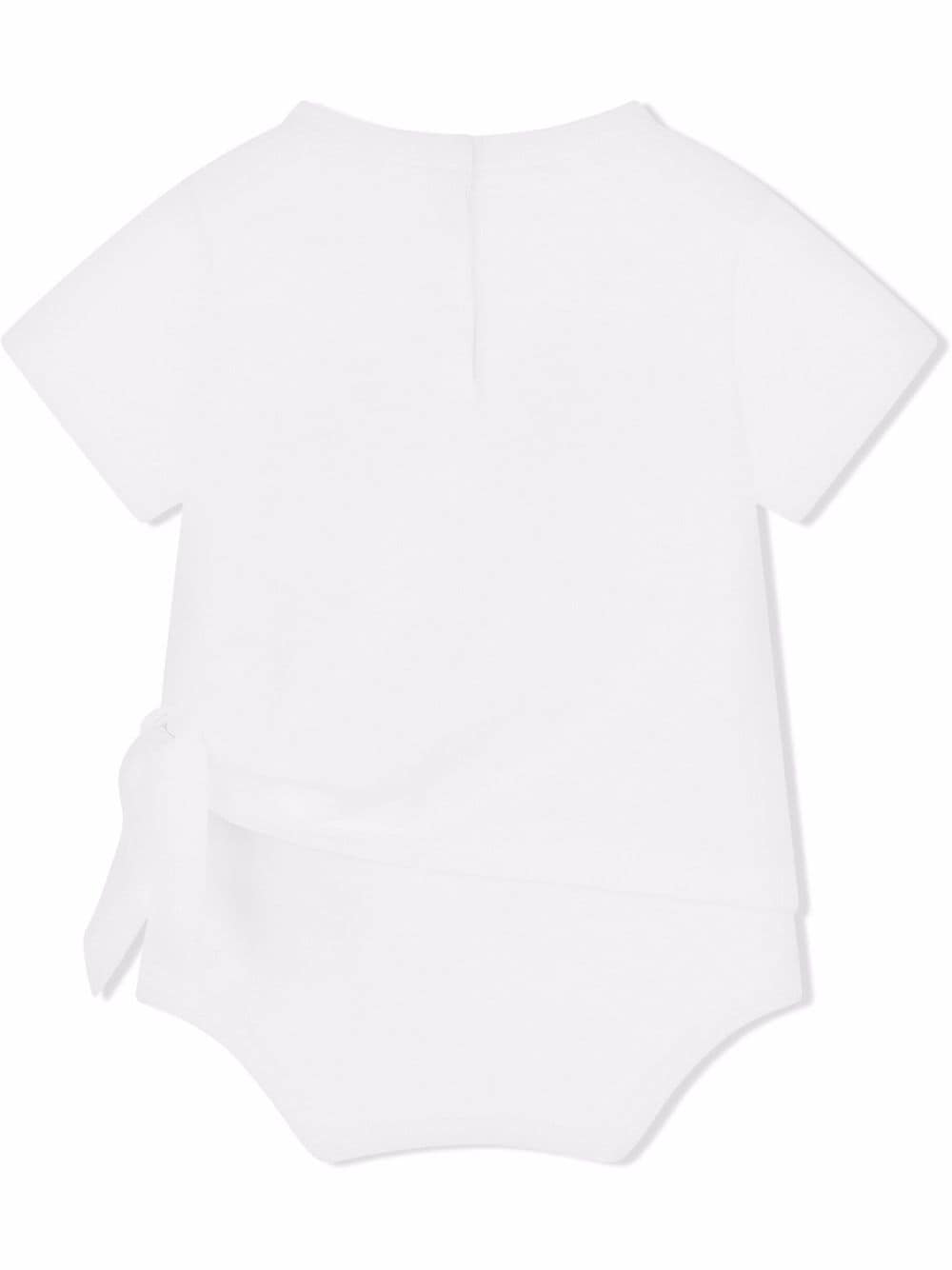 DOLCE & GABBANA BABY Bellissima Printed Babygrow White - MAISONDEFASHION.COM
