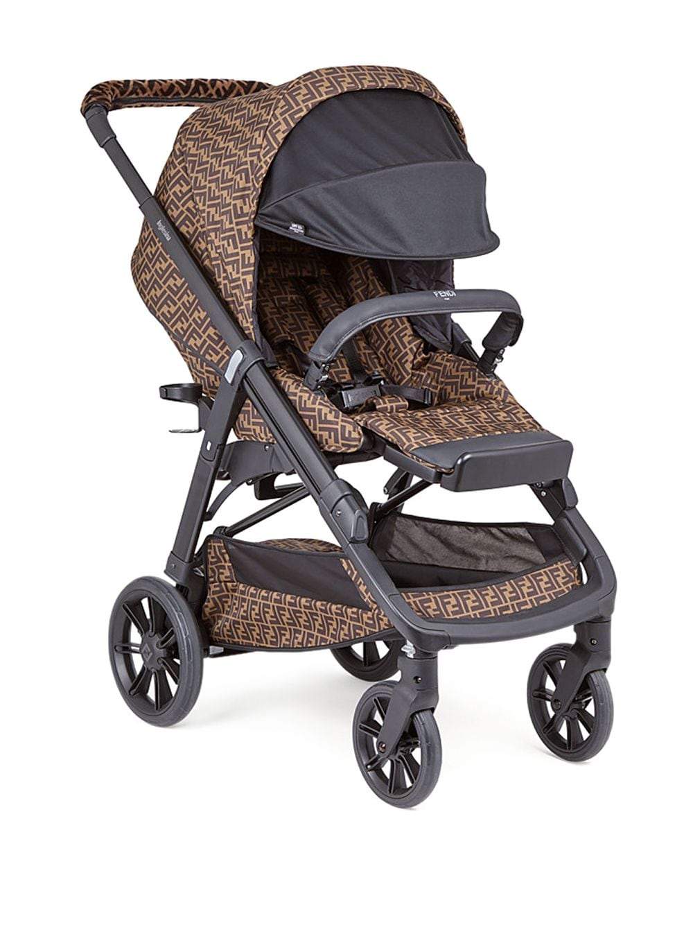 PRELOAD FENDI KIDS FF Logo Stroller - Maison De Fashion 