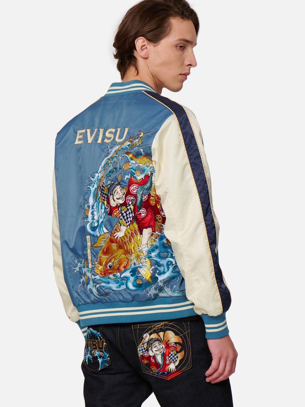 Evisu bomber outlet jacket